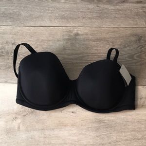 NWT WACOAL 854119 black carpet bra 42DD